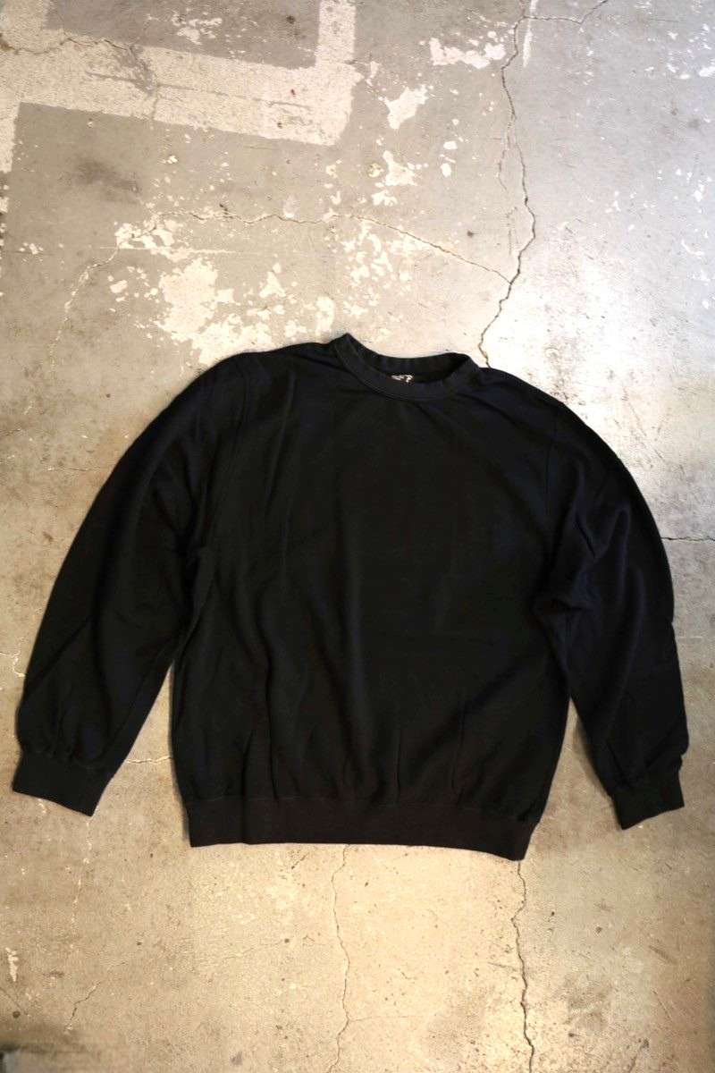01-0044 Light Weight French Terry Crewneck Sweat Shirt (02 NAVY)