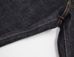 0105SP 15.7oz Deep Colored Indigo Going to Battle Label narrow tapered (One Wash)