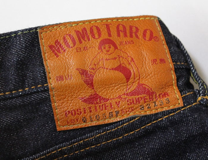 0105SP 15.7oz Deep Colored Indigo Going to Battle Label narrow tapered (One Wash)