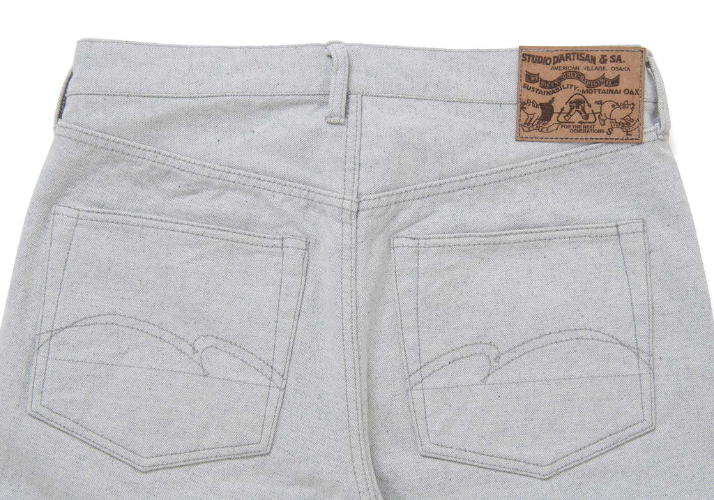1896 13oz UPCYCLE Indigo Canvas Pants Regular Straight