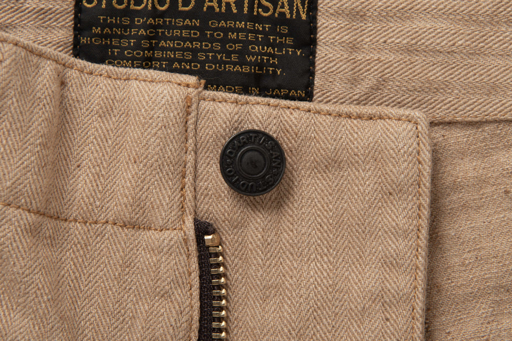 1917 12oz FOX COTTON Baker Pants Regular Straight
