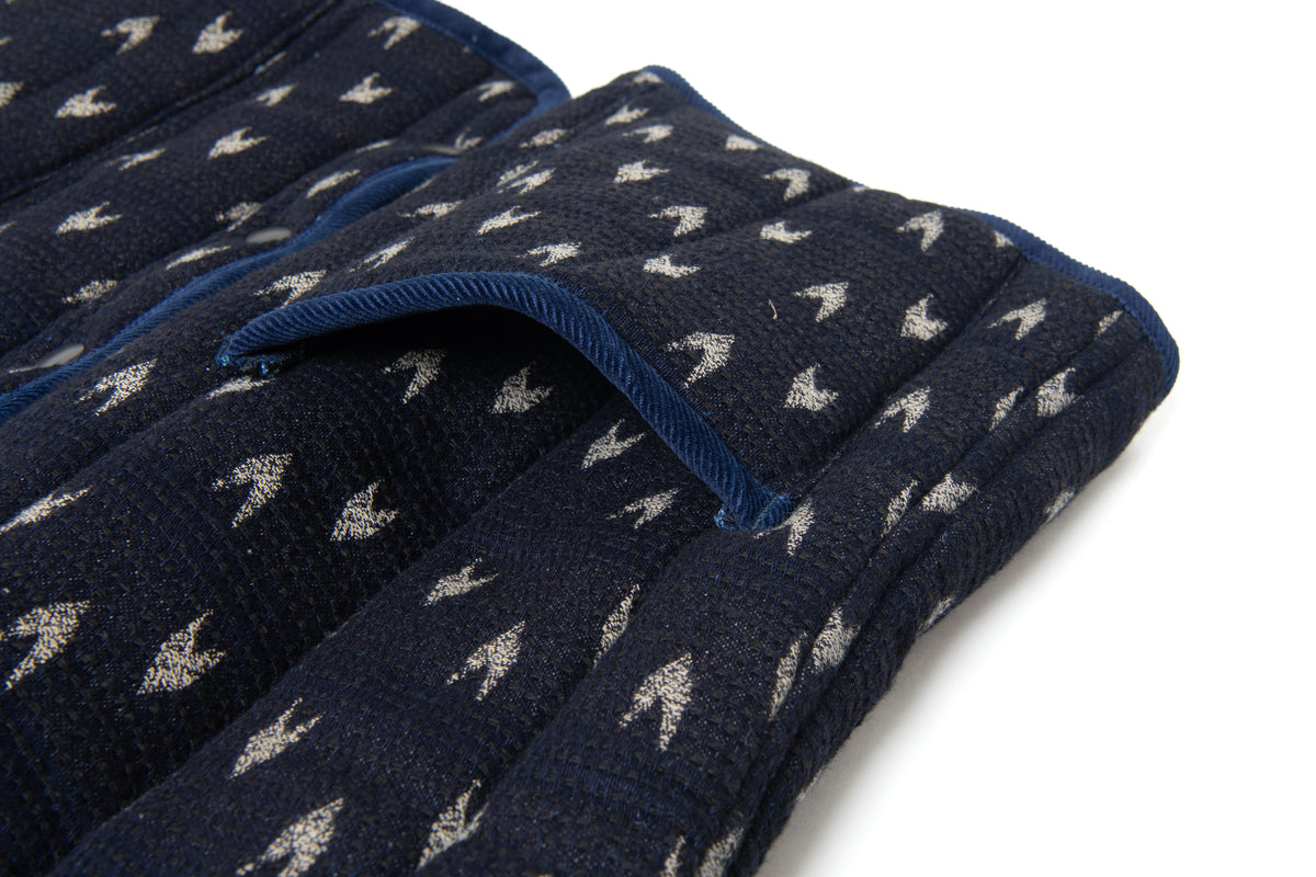 4598 Arrow Kasuri Indigo Sashiko Vest