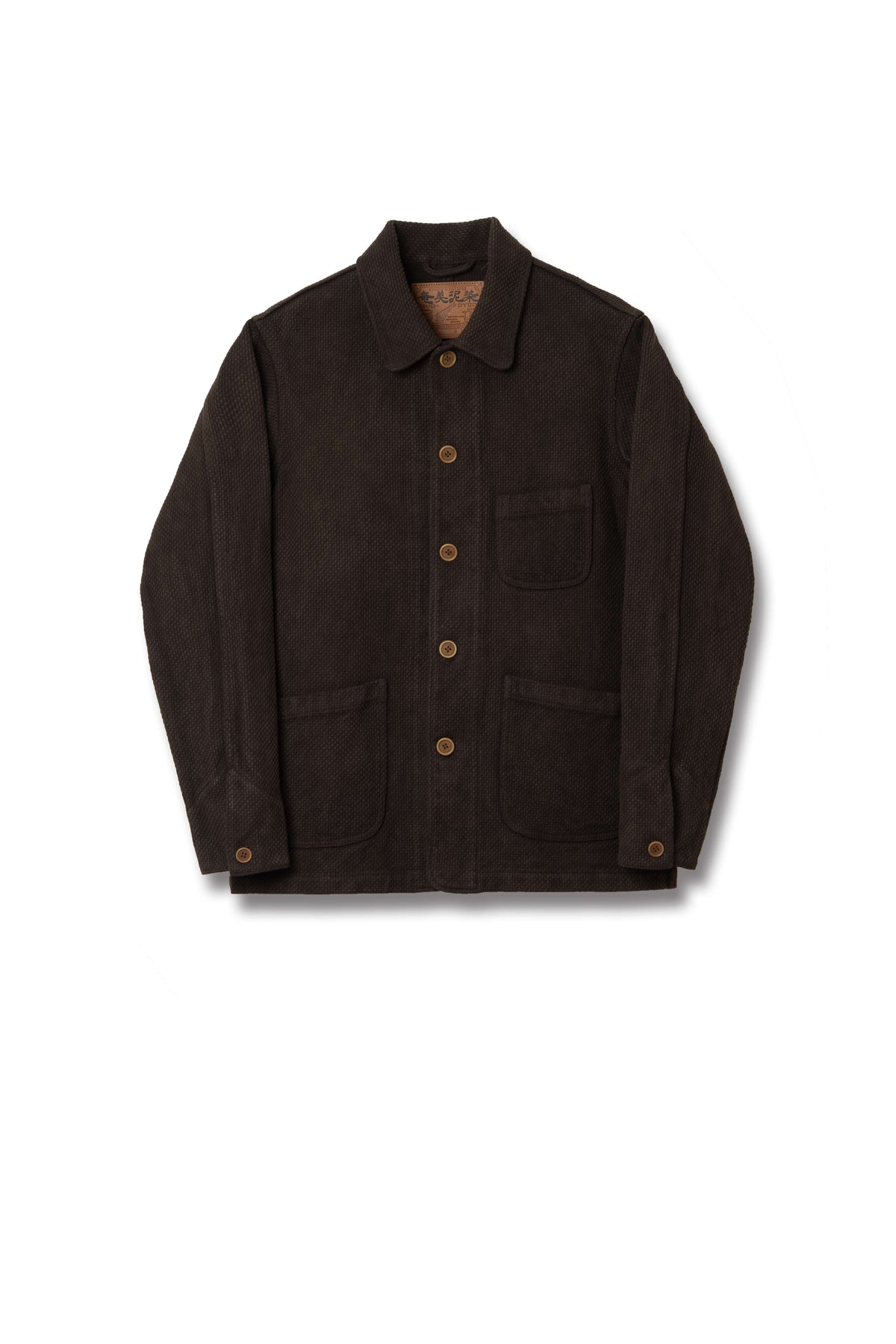【Pre-Order】4632 17oz Amami Mud Dyed Sashiko Jacket