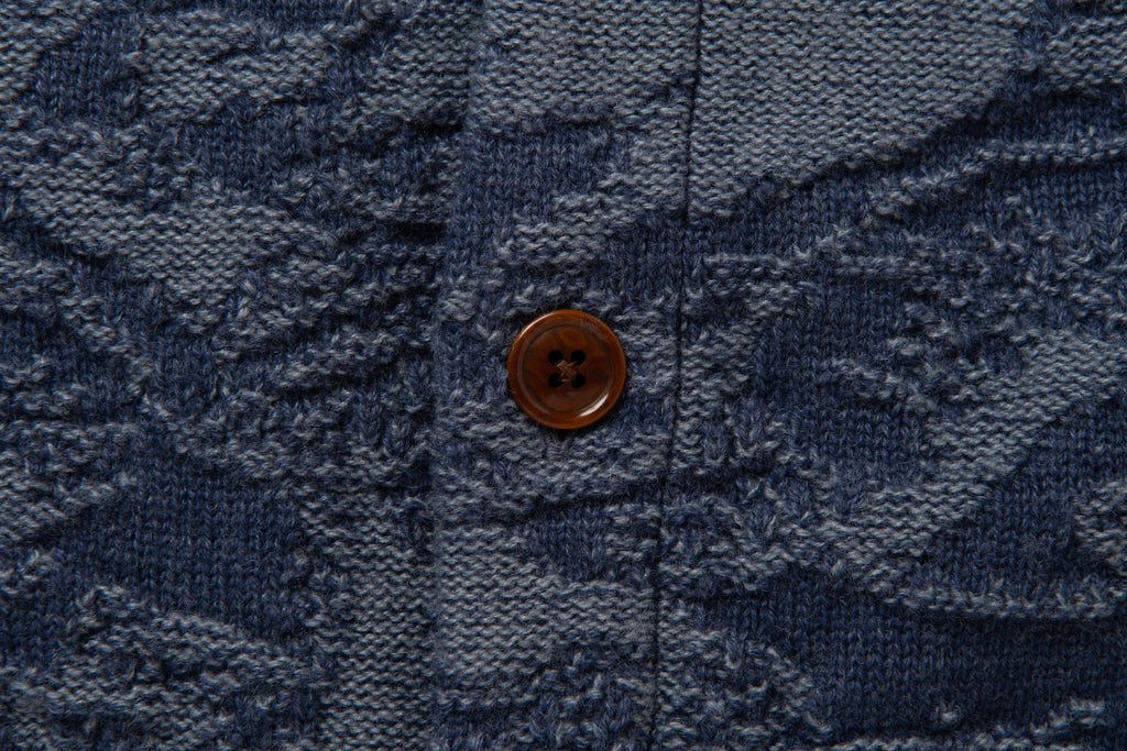 8184 Pig Camouflage Knit Cardigan