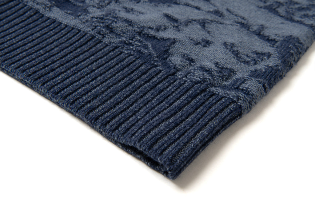 8184 Pig Camouflage Knit Cardigan