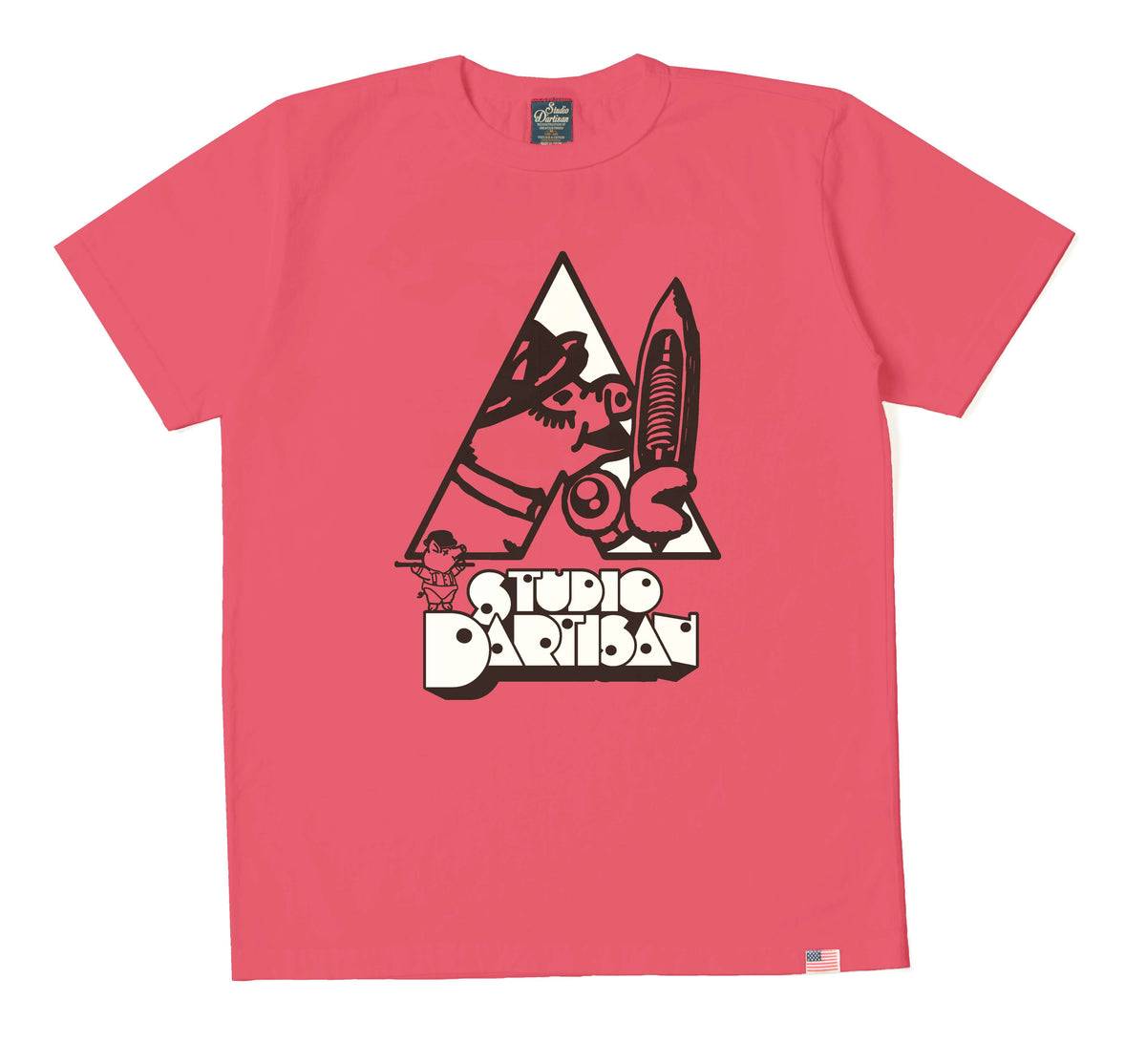 8233B US Cotton Print T-shirts