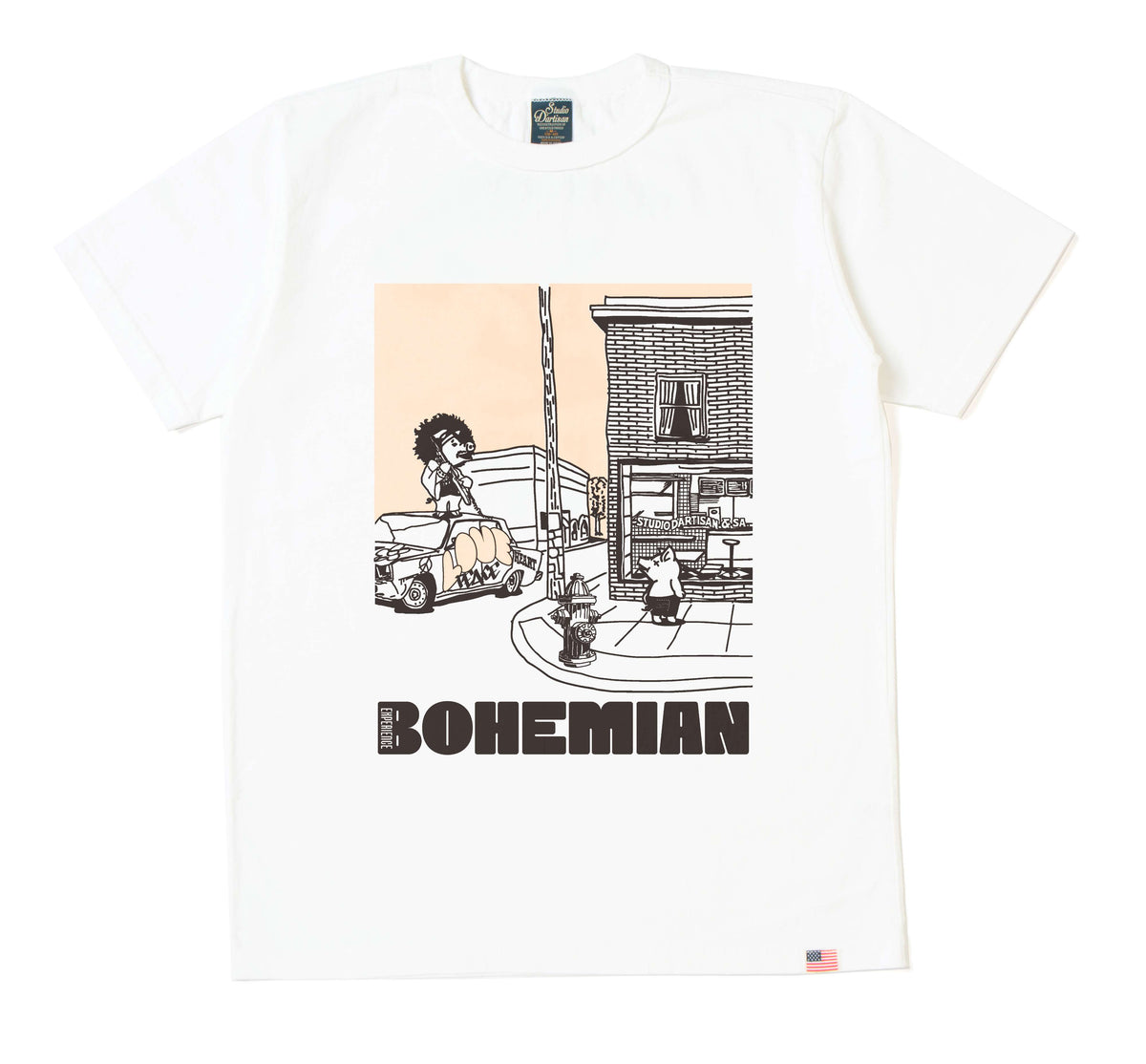 8234B US Cotton Print T-shirts