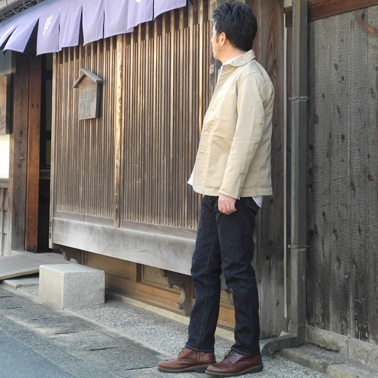 891  Selvedge5 pocket tapered zip fly denim pants ( One Washed)