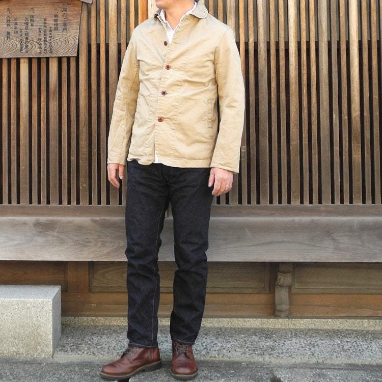 891  Selvedge5 pocket tapered zip fly denim pants ( One Washed)