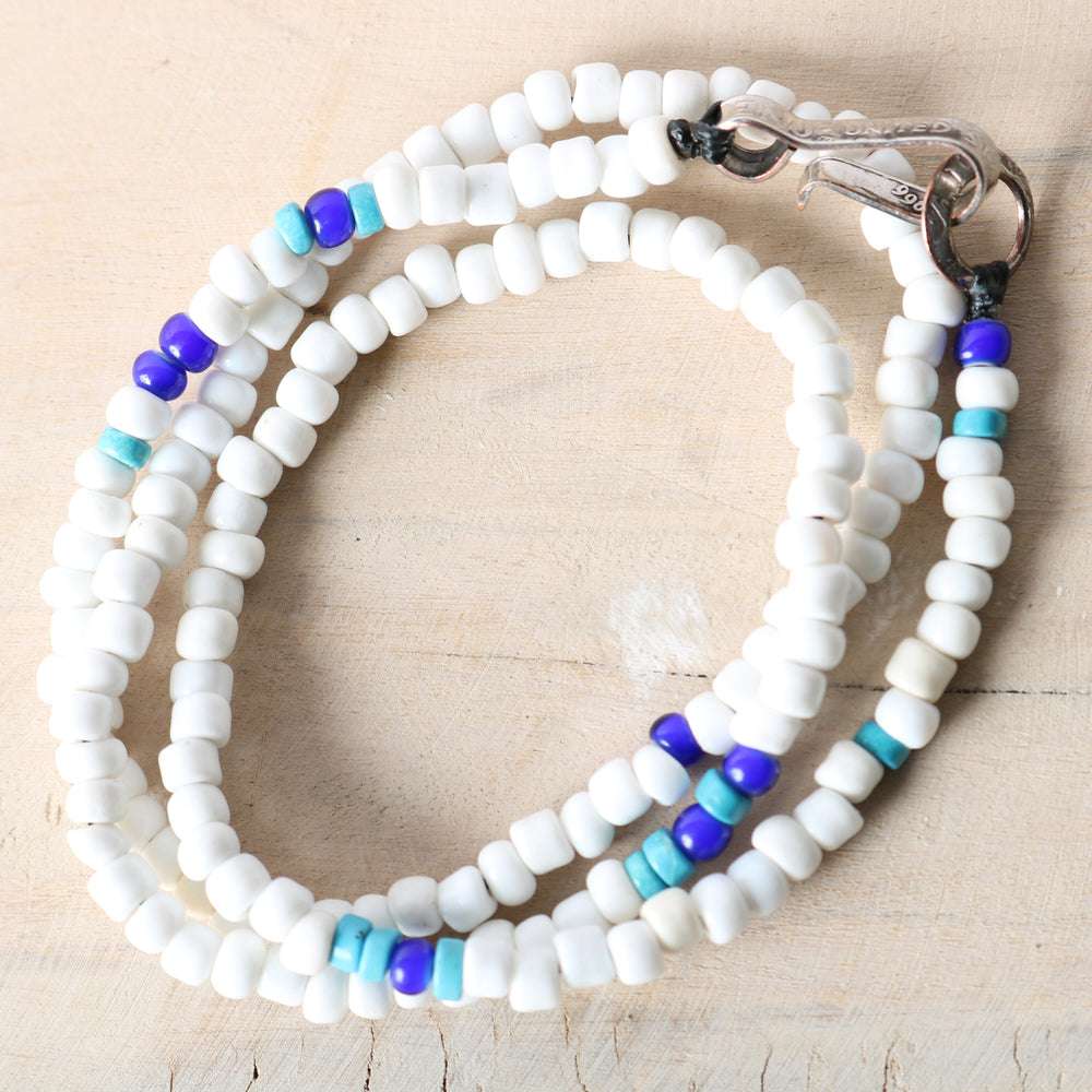 【NORTH WORKS】BR-7801W ANTIQUE BEADED NECKLACE