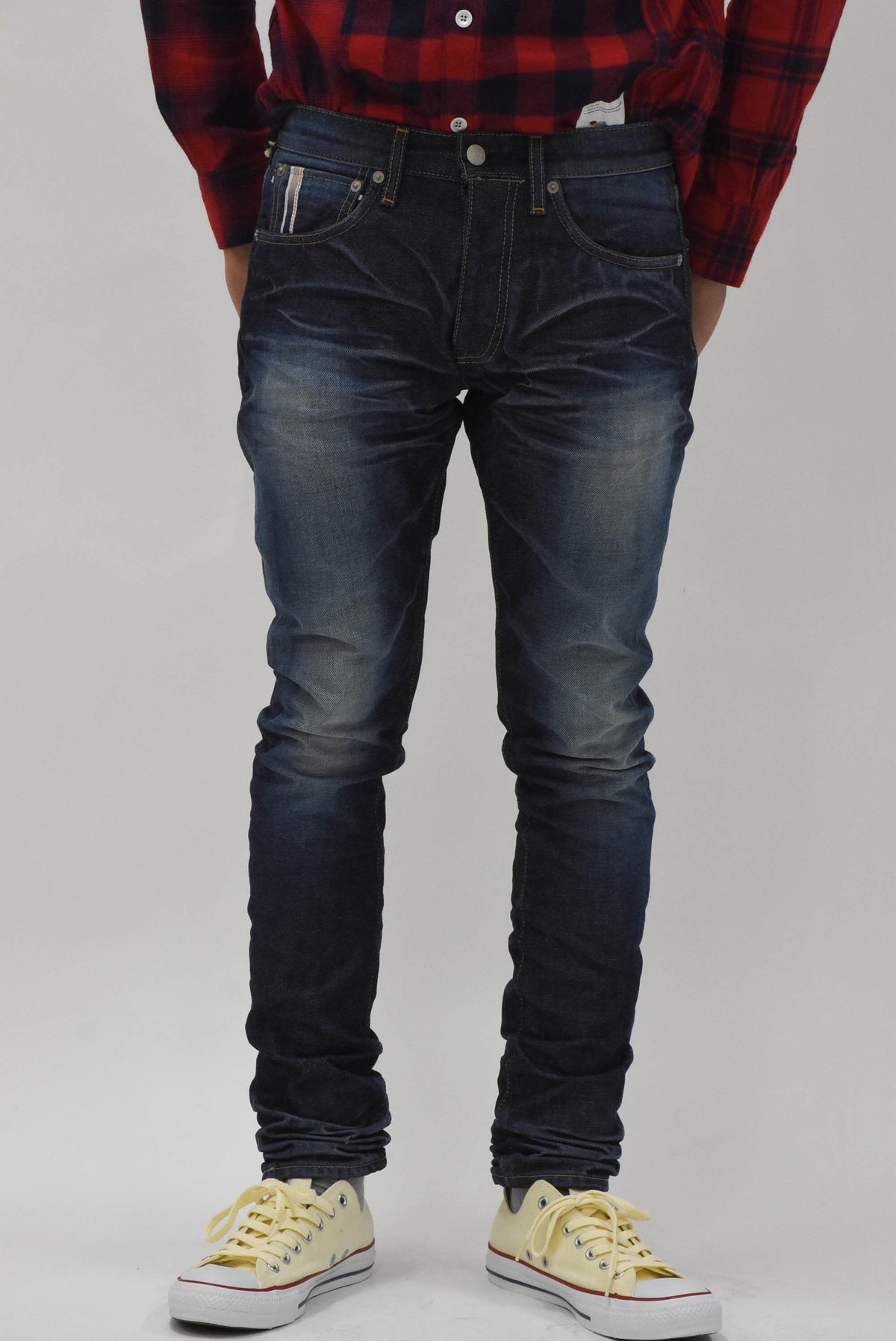 BS-DP14 403XXA 15OZ LEAN-SLIM TAPERED- 3D