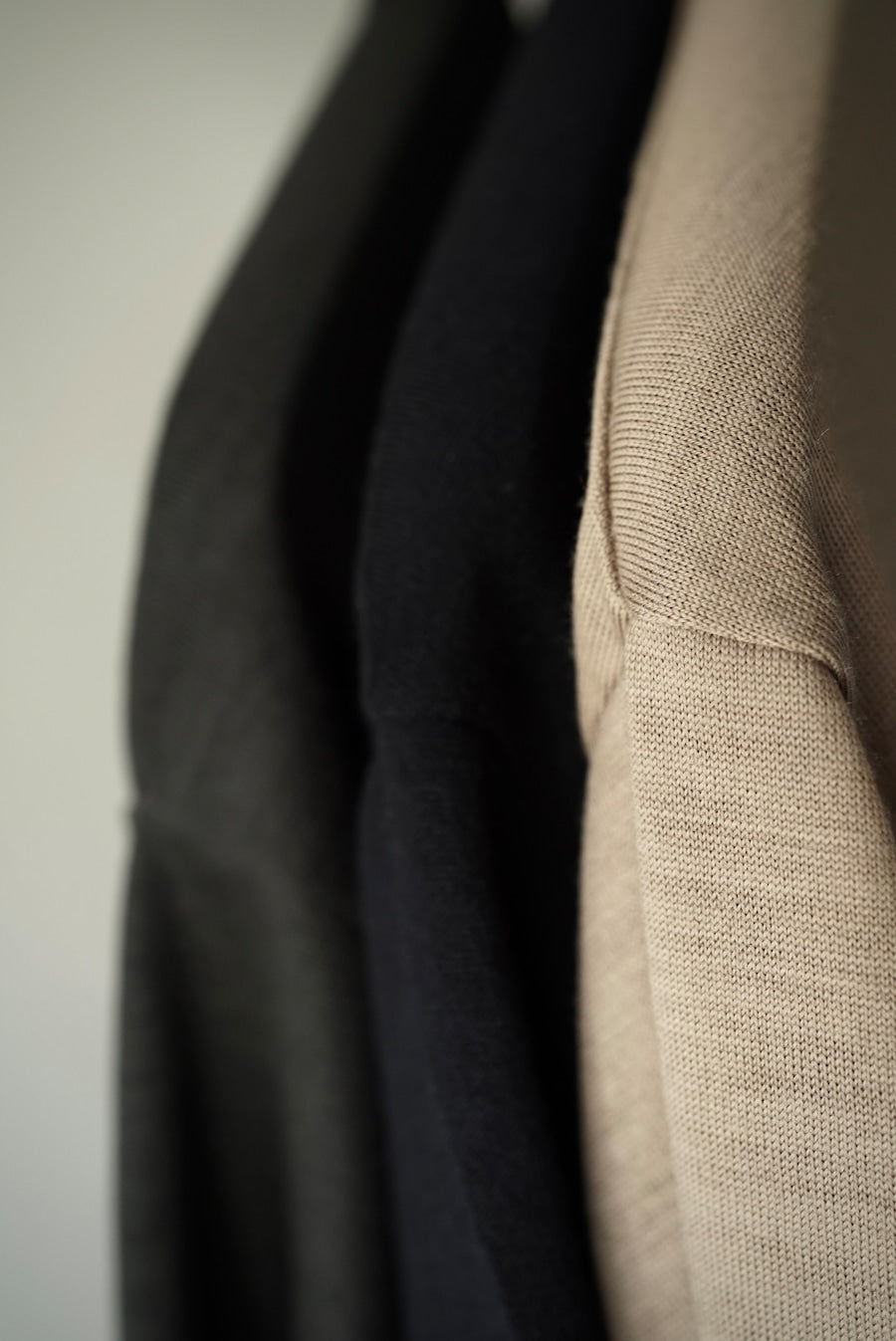 【CAPERTICA】CAP707CS02 Super140s Washable Wool DC_Jersey / RF Wool Tee