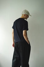 【CAPERTICA】CAP707CS02 Super140s Washable Wool DC_Jersey / RF Wool Tee