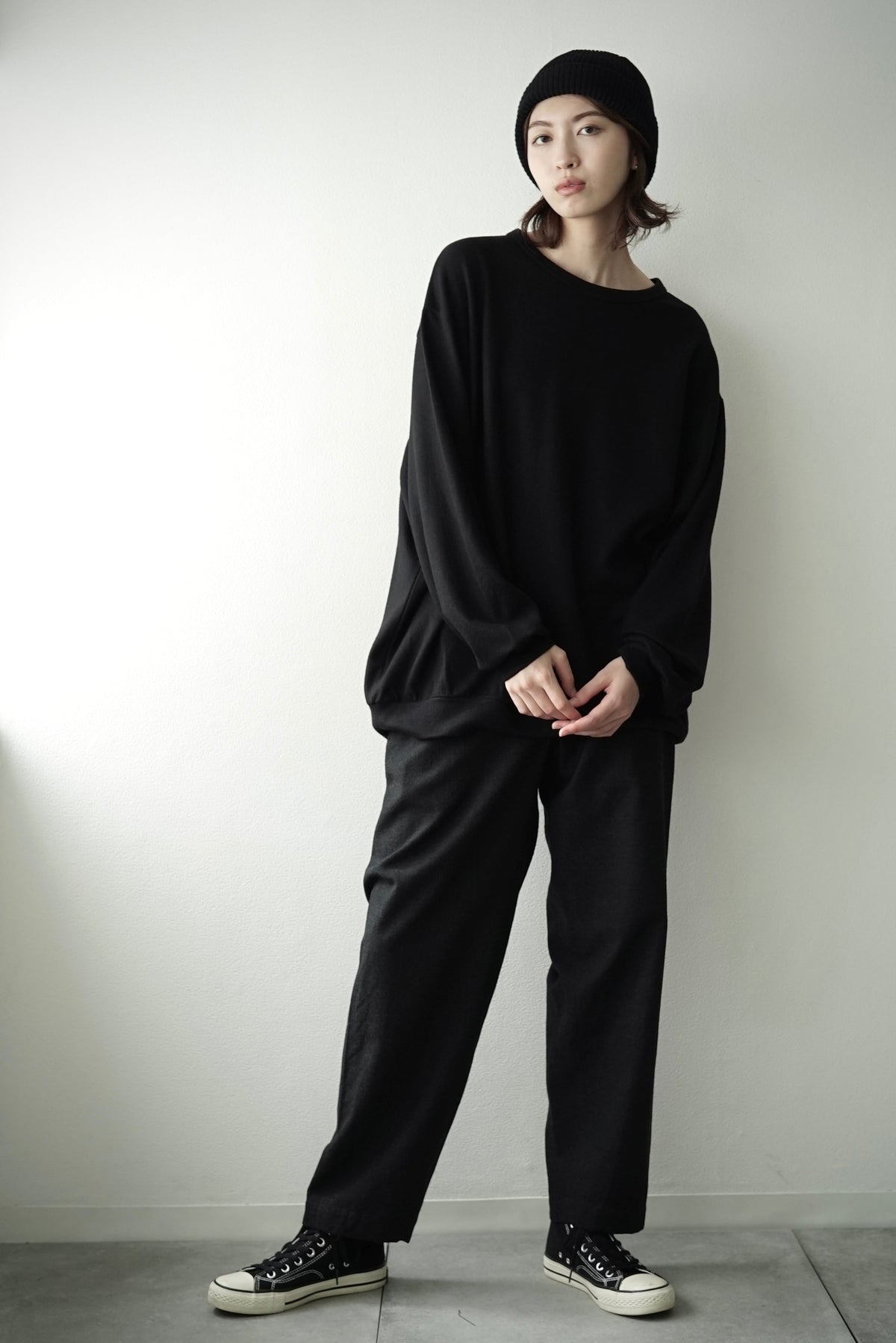 【CAPERTICA】CAP707CS32 Super140s Washable Wool MW_Jersey / Wool Trainer