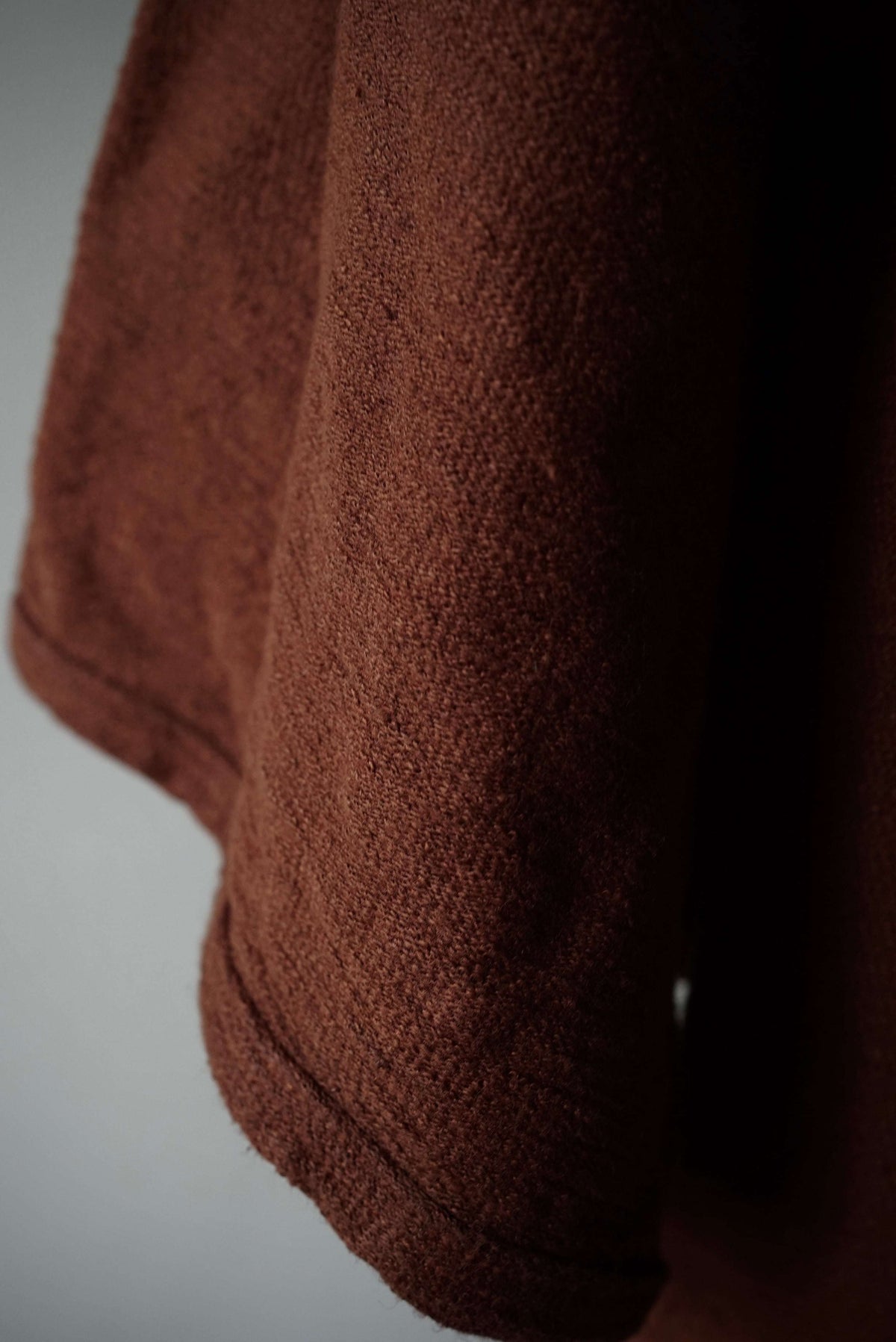 【CAPERTICA】CAP708CS04-ND Natural Dyed Linen Heavy Jersey / Asymmetry Tee