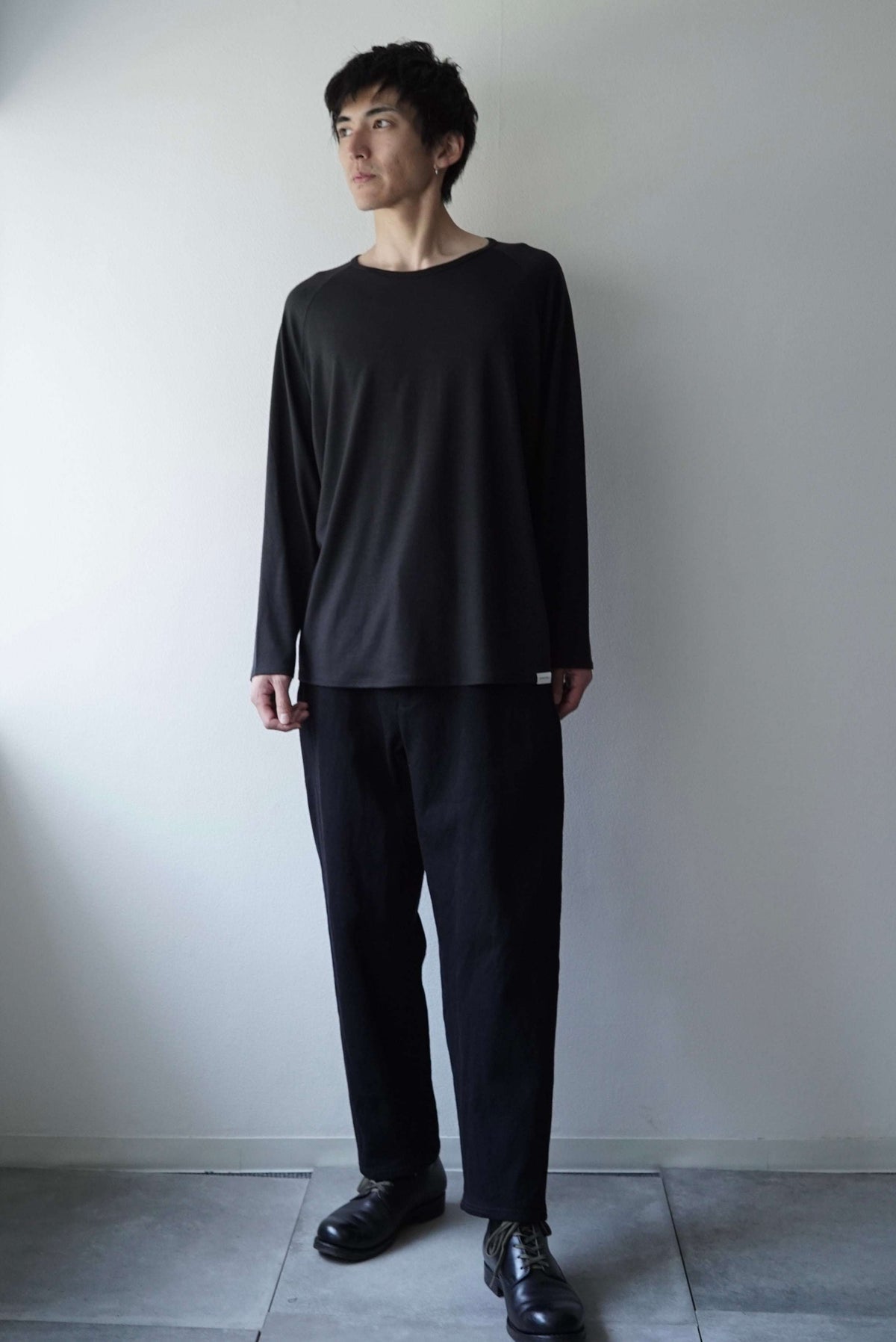 CAP708CS24 Super140s Washable Wool Jersey /Baseball Tee