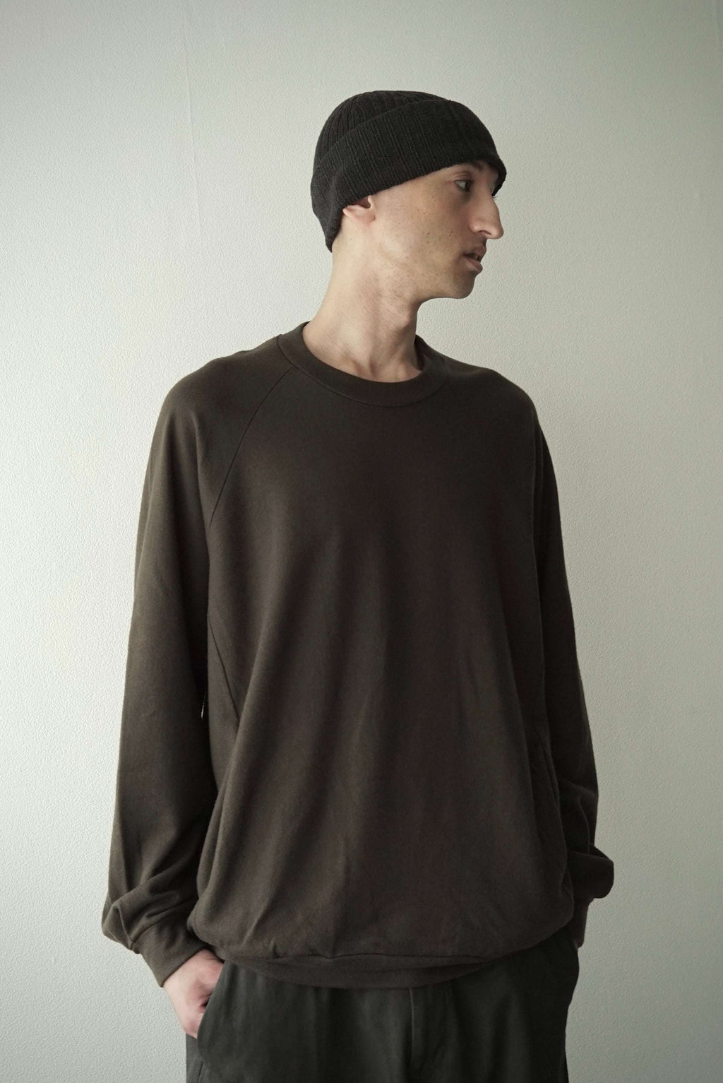 【CAPERTICA】711CS26 Super 140s Washable Wool MW_Jersey Wool Sweat 2026