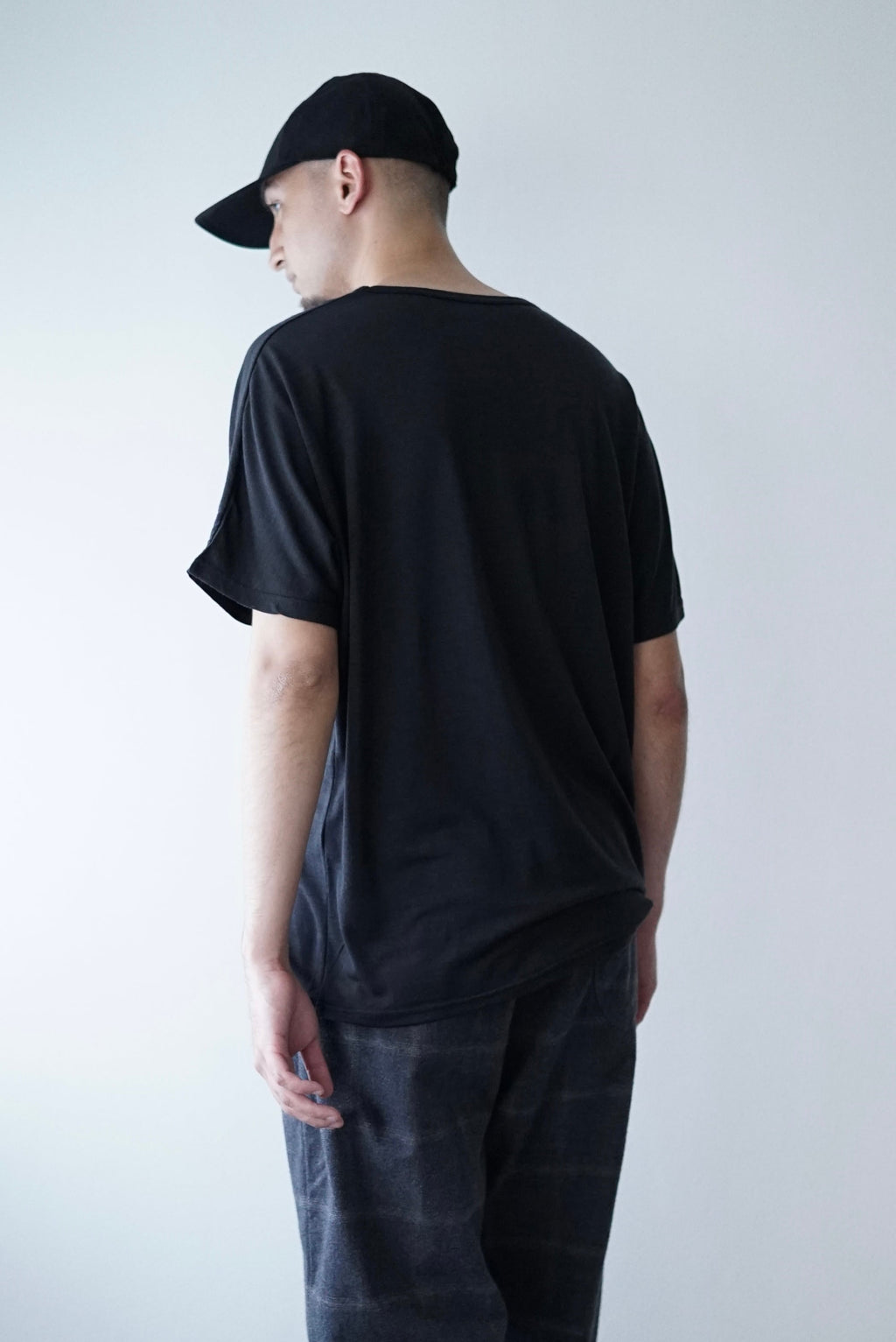704CS40 Super 120s Washable Wool DS Wool Tee