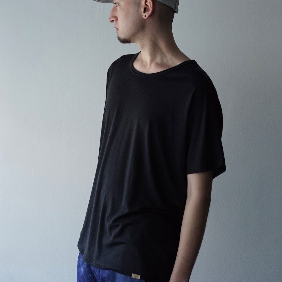 704CS40 Super 120s Washable Wool DS Wool Tee