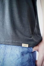 704CS40 Super 120s Washable Wool DS Wool Tee