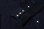 【Pre-Order】D5744 12oz KYOTO AQUA INDIGO Western Denim Shirts