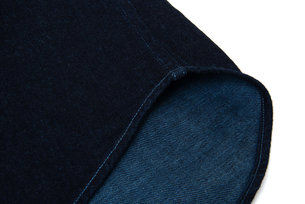 【Pre-Order】D5744 12oz KYOTO AQUA INDIGO Western Denim Shirts