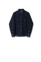 【Pre-Order】D5744 12oz KYOTO AQUA INDIGO Western Denim Shirts