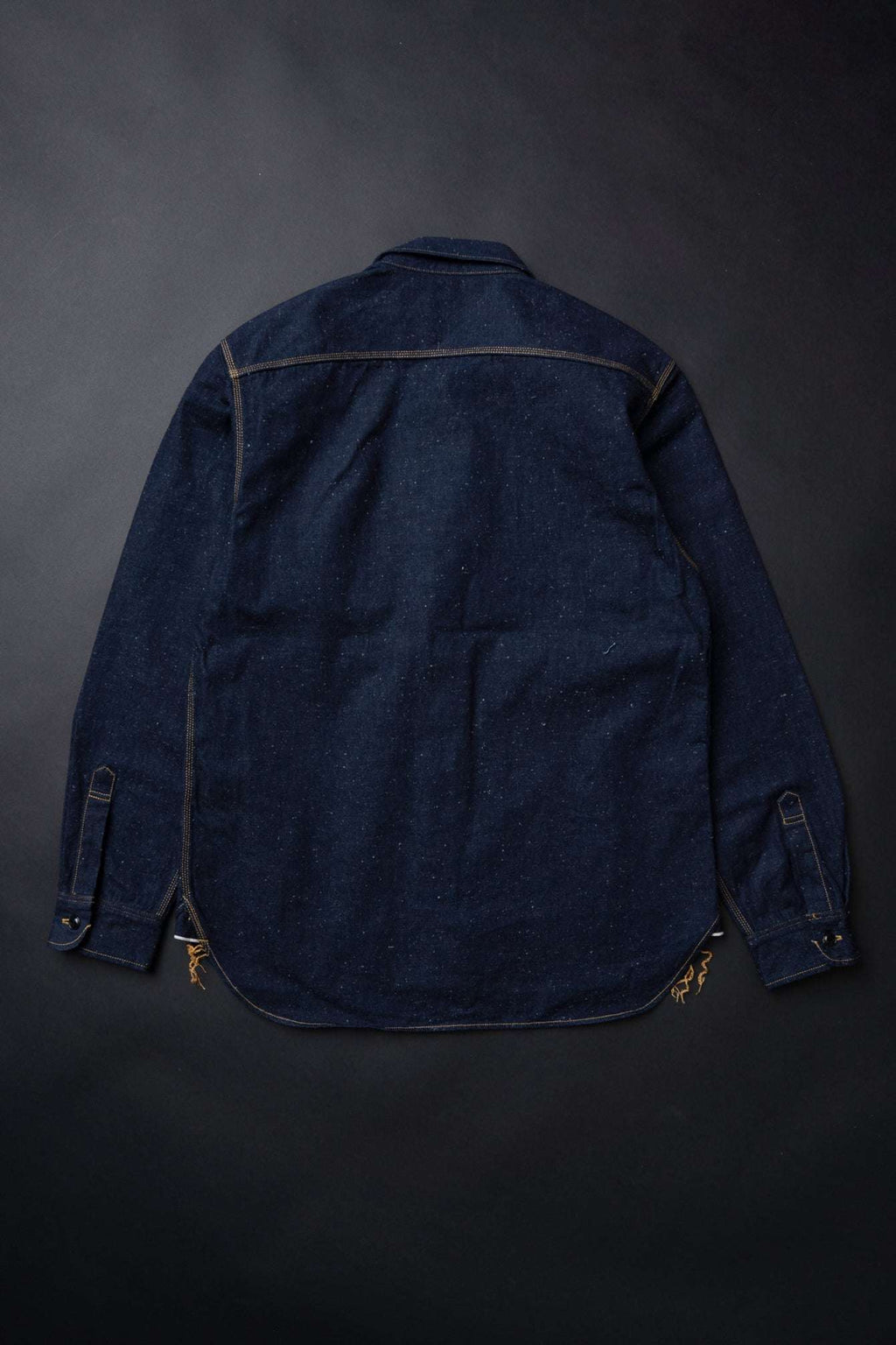 MS005E (001) 10oz SELVADGE DENIM WORK SHIRTS