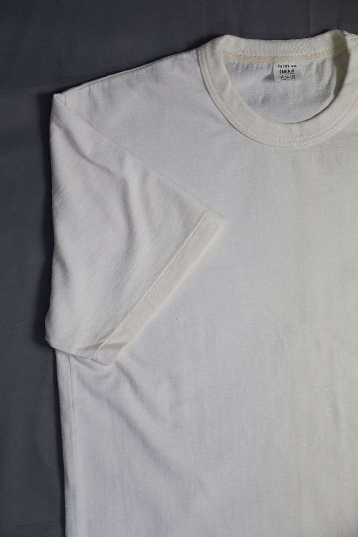 ENTRY SG. × DENIMIO Collaboration ESGDM01 STANDARD "Tsuri-ami" T-shirt (WHT,BLK)