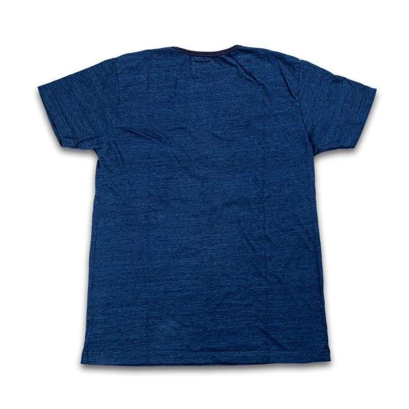 GZ-IDTH-25 Indigo Henry Neck T-shirt