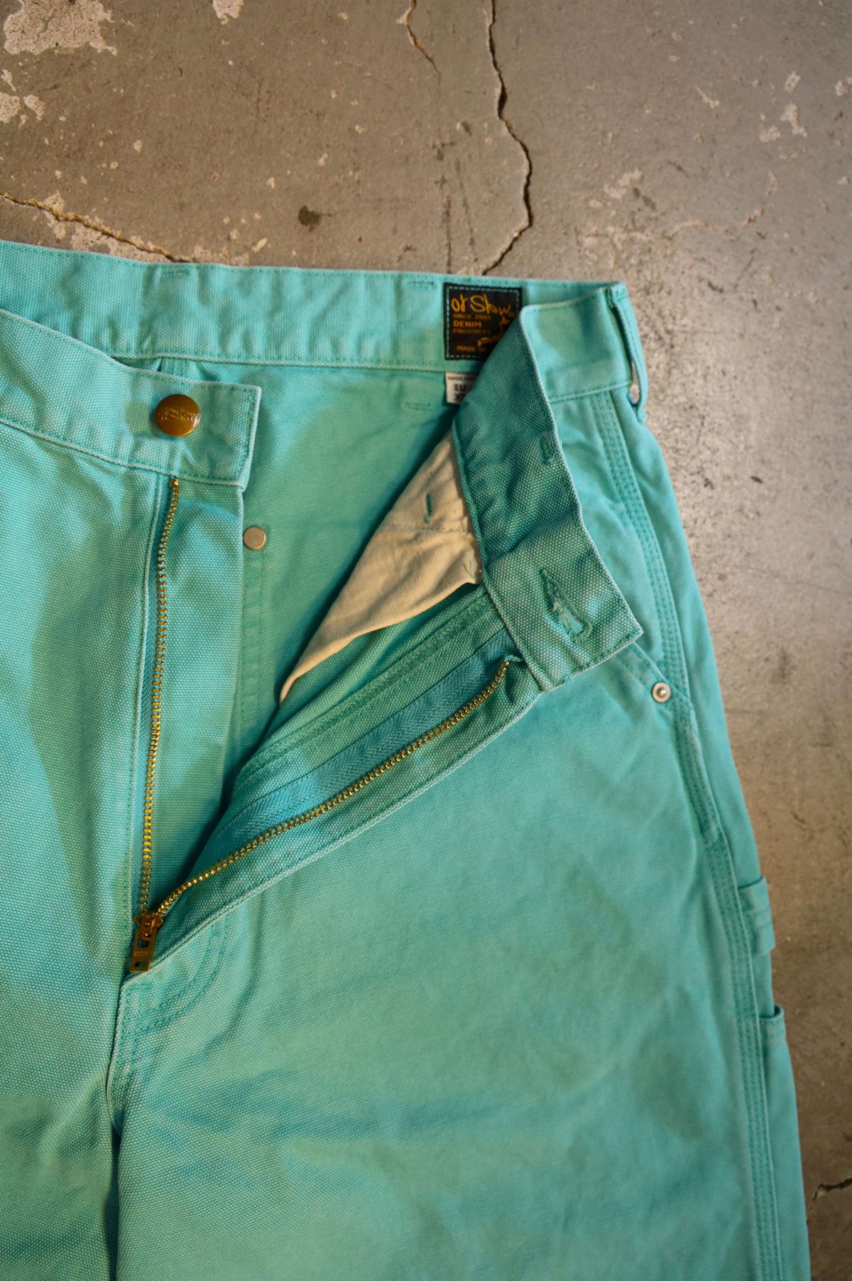 01-5328 DAD’S FIT PAINTER PANTS (39S TURQUOISE)