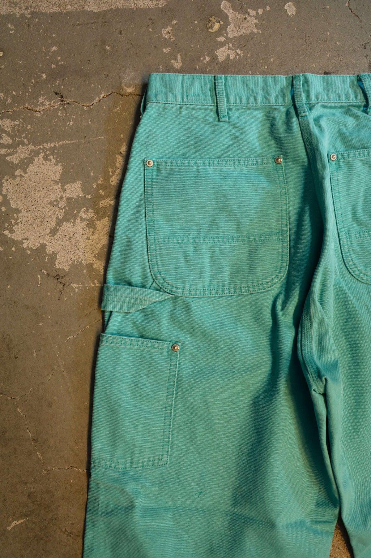01-5328 DAD’S FIT PAINTER PANTS (39S TURQUOISE)