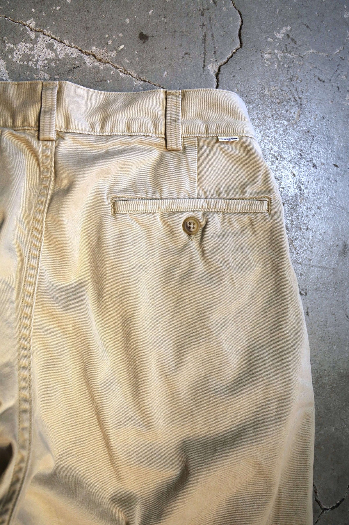 03-5021 TUCK WIDE TOROUSERS (40 KHAKI)