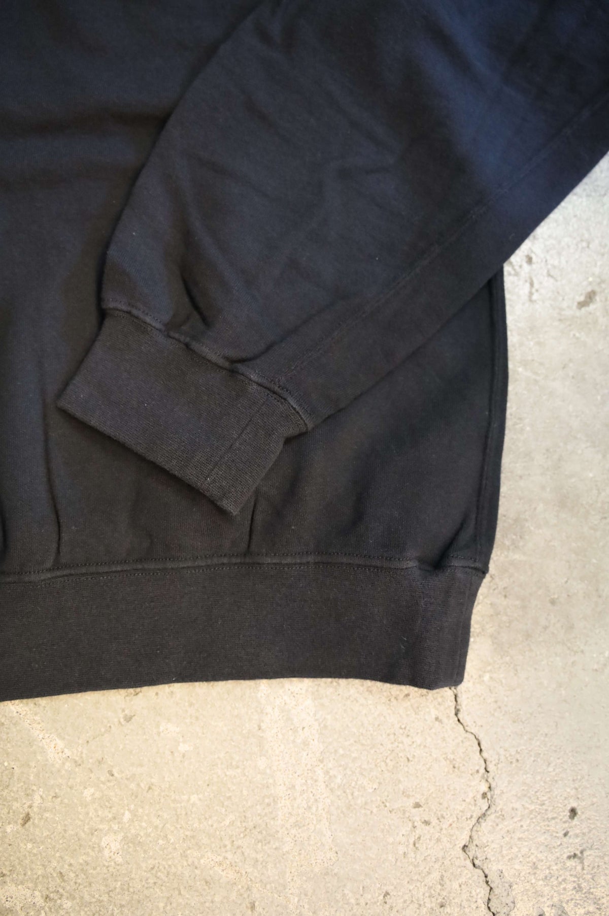 01-0044 Light Weight French Terry Crewneck Sweat Shirt (02 NAVY)