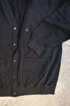 01-0043 LIGHT WEIGHT FRENCH TERRY SWEAT SHIRT CARDIGAN (02 NAVY)