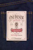 ONI-L720-12Z 12oz Selvedge Denim Wide Straight Zip-fly【WOMEN'S】