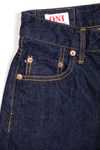 ONI-L720-12Z 12oz Selvedge Denim Wide Straight Zip-fly【WOMEN'S】