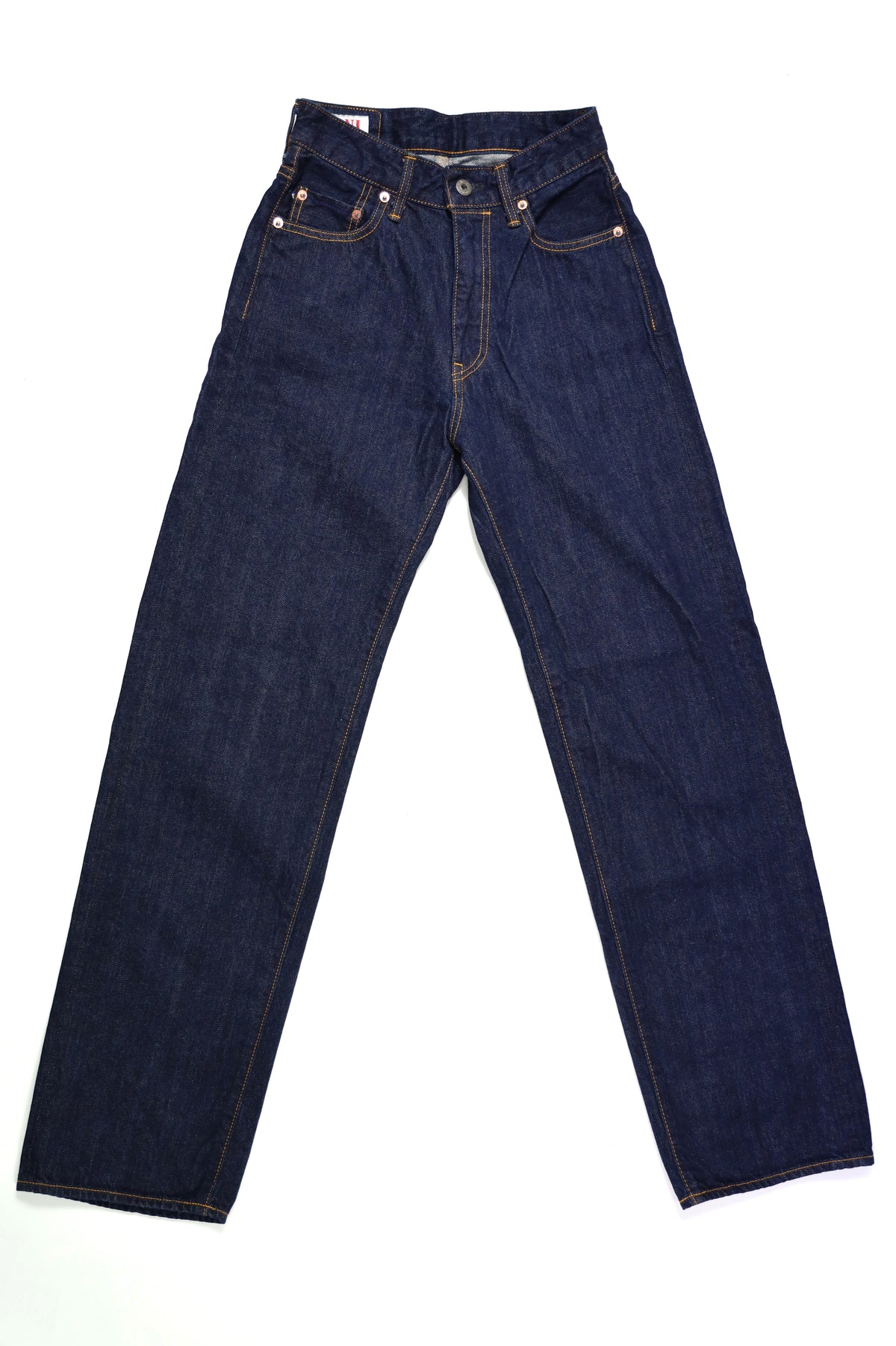 ONI-L720-12Z 12oz Selvedge Denim Wide Straight Zip-fly【WOMEN'S】