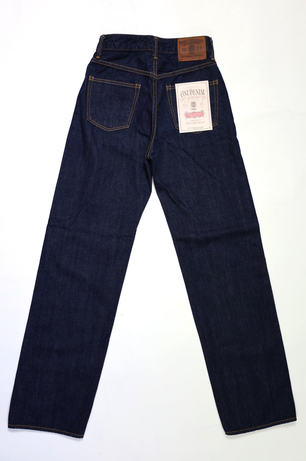 ONI-L720-12Z 12oz Selvedge Denim Wide Straight Zip-fly【WOMEN'S】