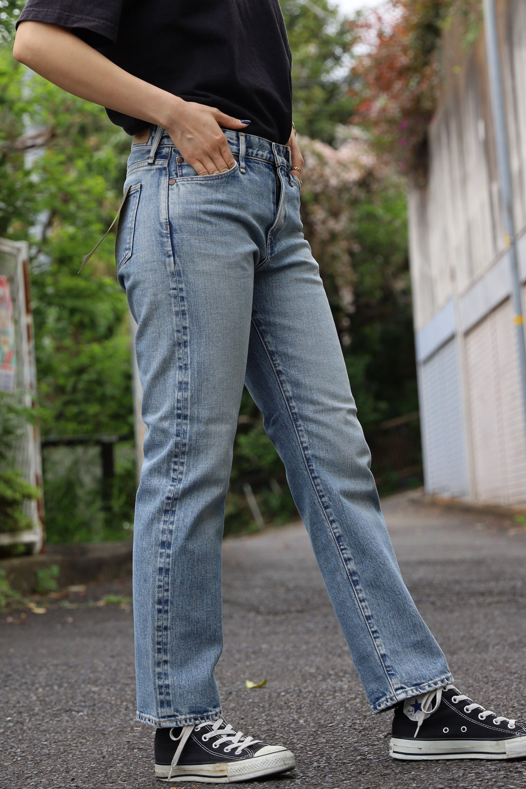 G1185 LADYS HELL CAT DENIM SB USED