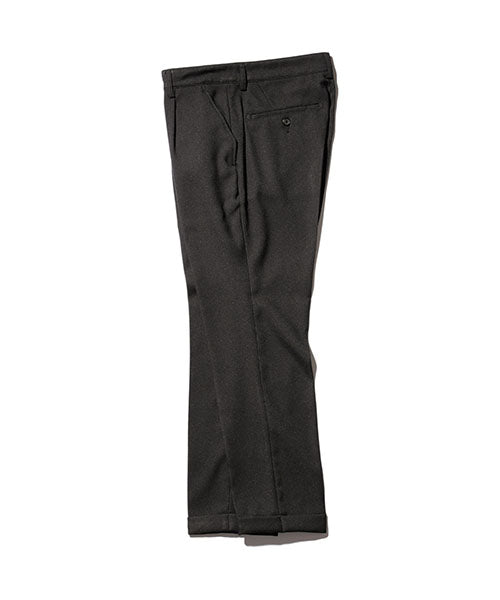M-18102  / RETORO POLYESTER TWILL / ONE PLEATS STA-PREST TAPERED PANTS