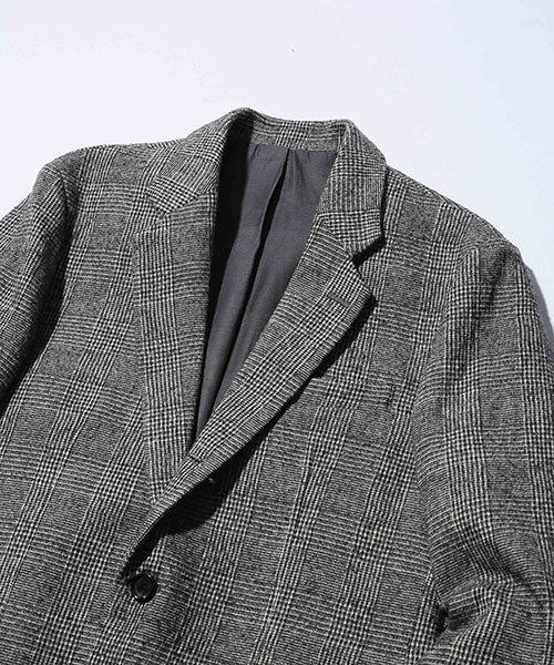 M-18345 C / W GLENCHECK / ROLLING DOWN 3B NOTCHED LAPEL JACKET (3 COLORS)