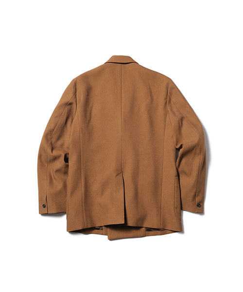 M-19313  / RETRO POLYESTER TWILL / 2B DOUBLE BREASTED JACKET