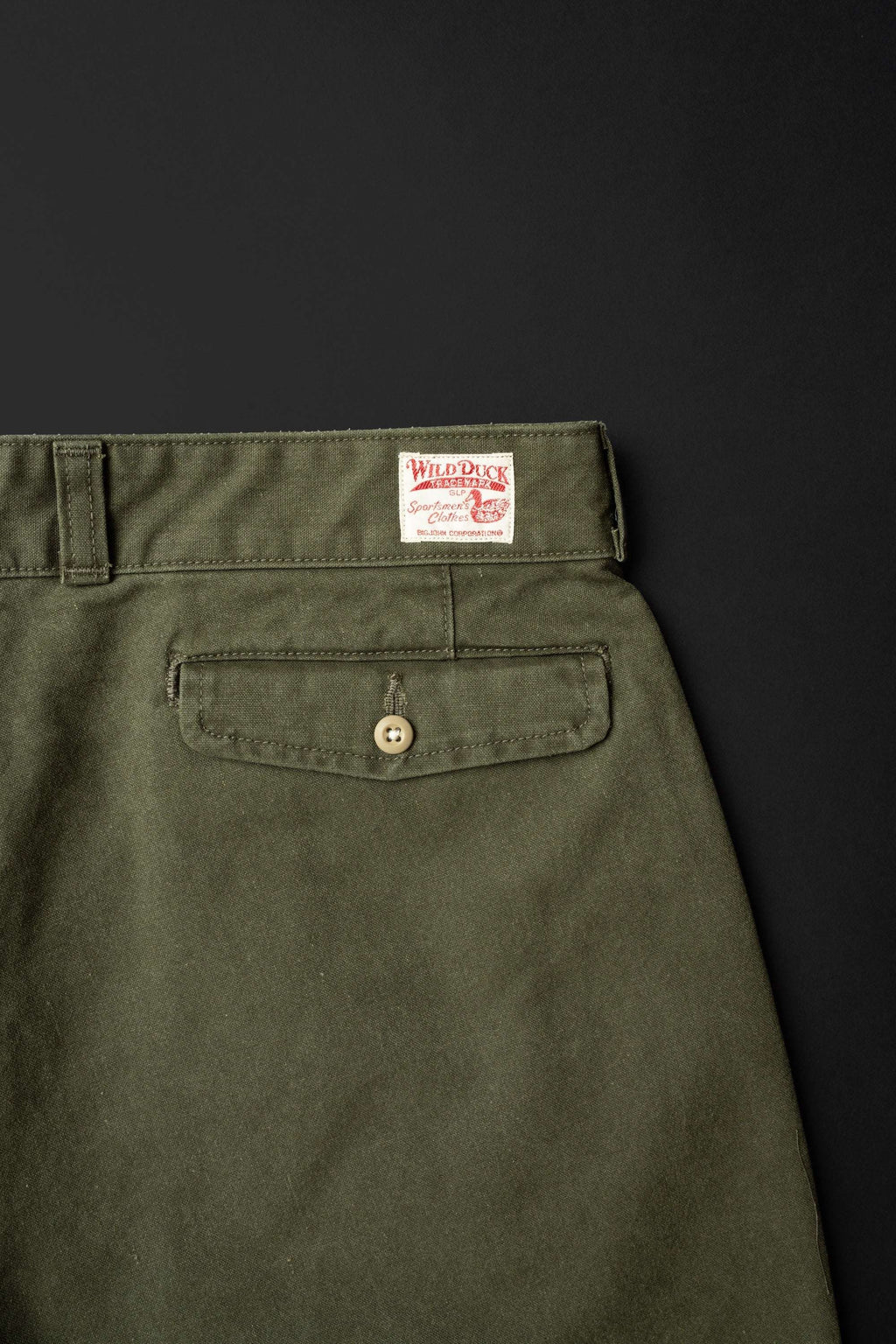 M7014RC WILD DUCK  CANVAS SHORT (NAVY,KHAKI,OLIVE)