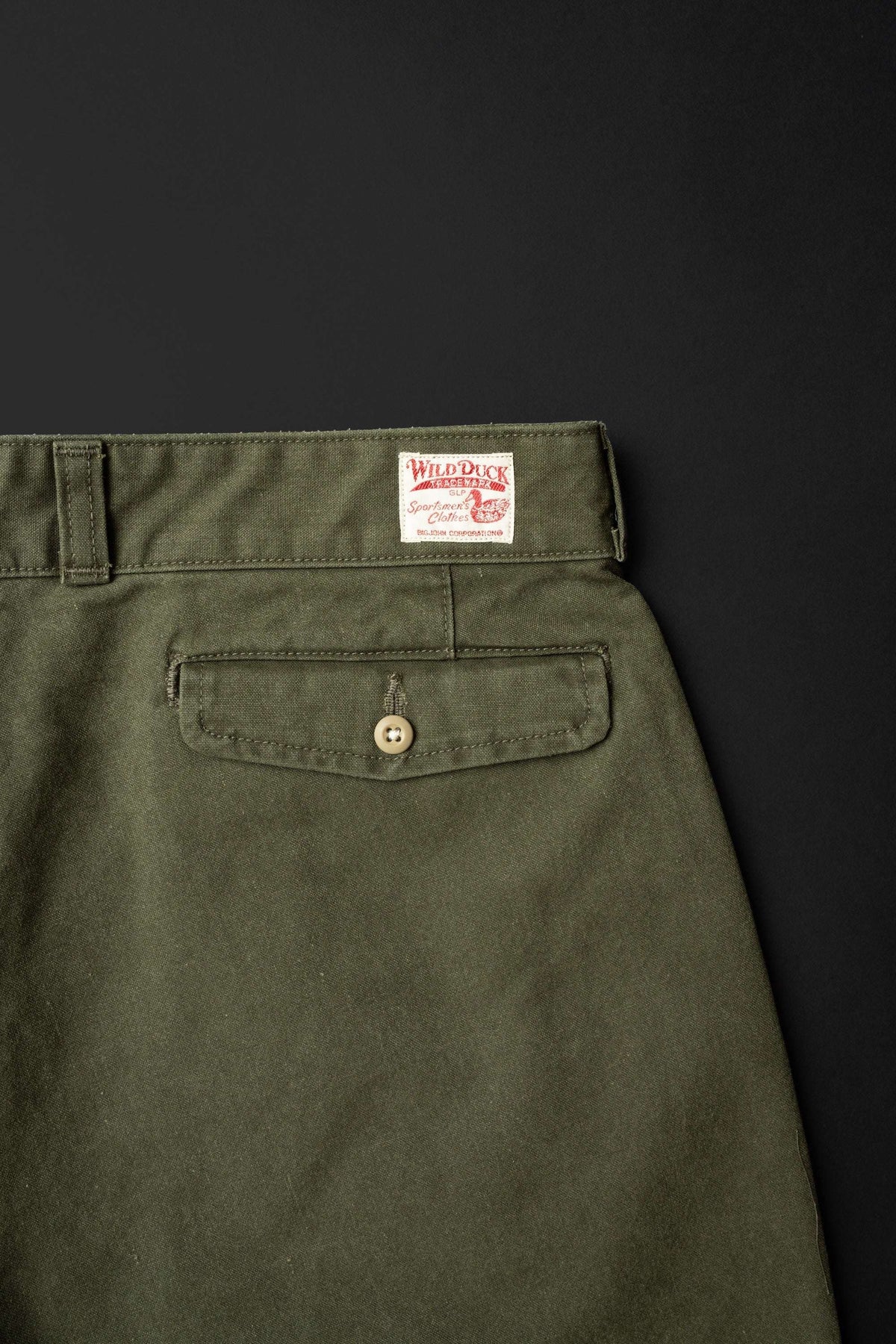 M7014RC WILD DUCK  CANVAS SHORT (NAVY,KHAKI,OLIVE)