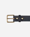 MMGD1003 LEATHER BELT BENZ (NATURAL INDIGO)