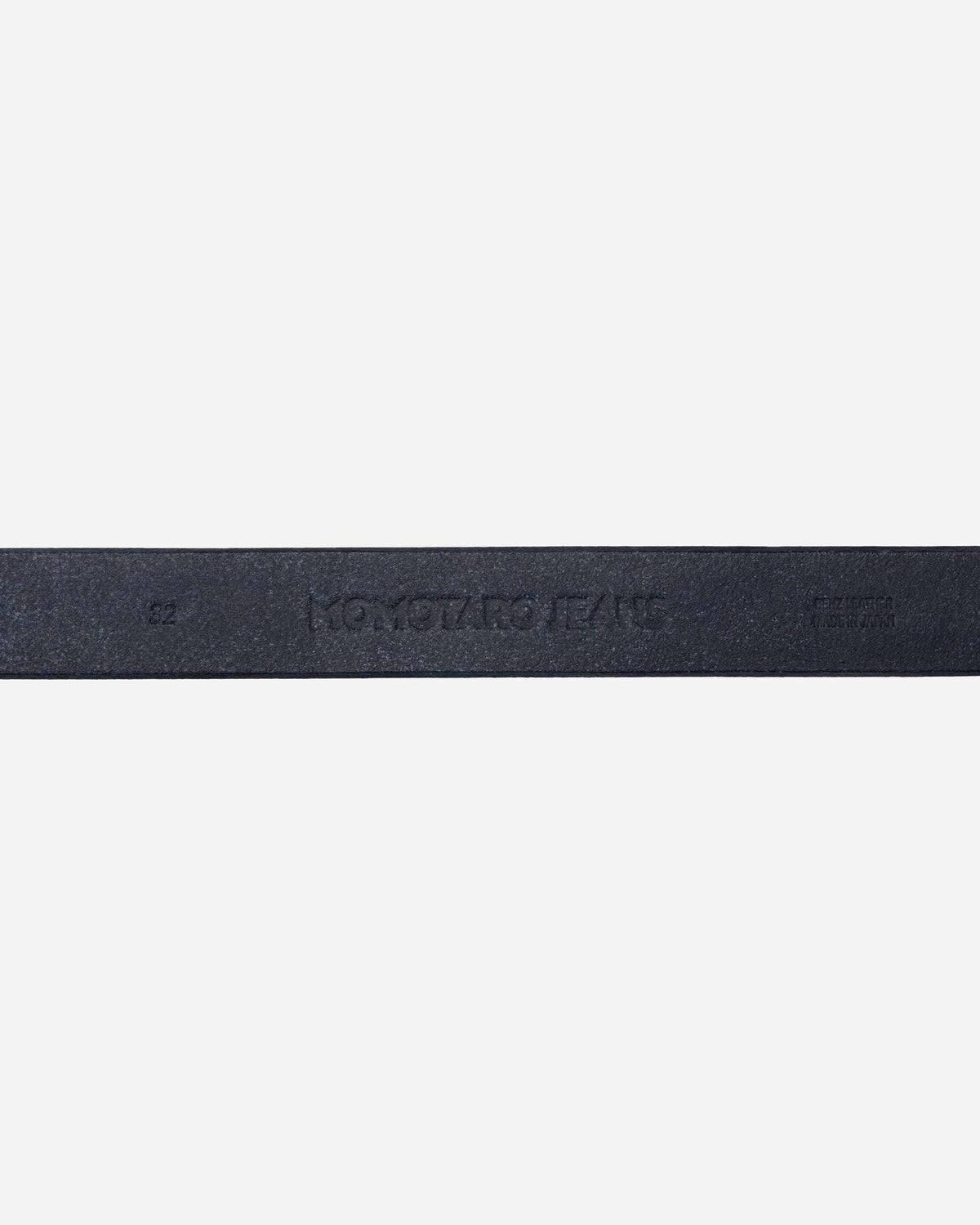 MMGD1003 LEATHER BELT BENZ (NATURAL INDIGO)