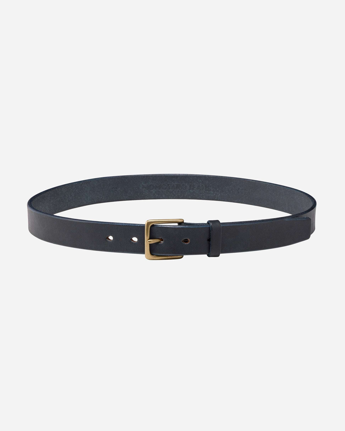 MMGD1003 LEATHER BELT BENZ (NATURAL INDIGO)