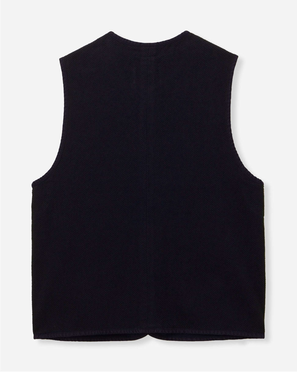 MMVE6000 SASHIKO VEST OVERDYE (INDIGO, BLACK)