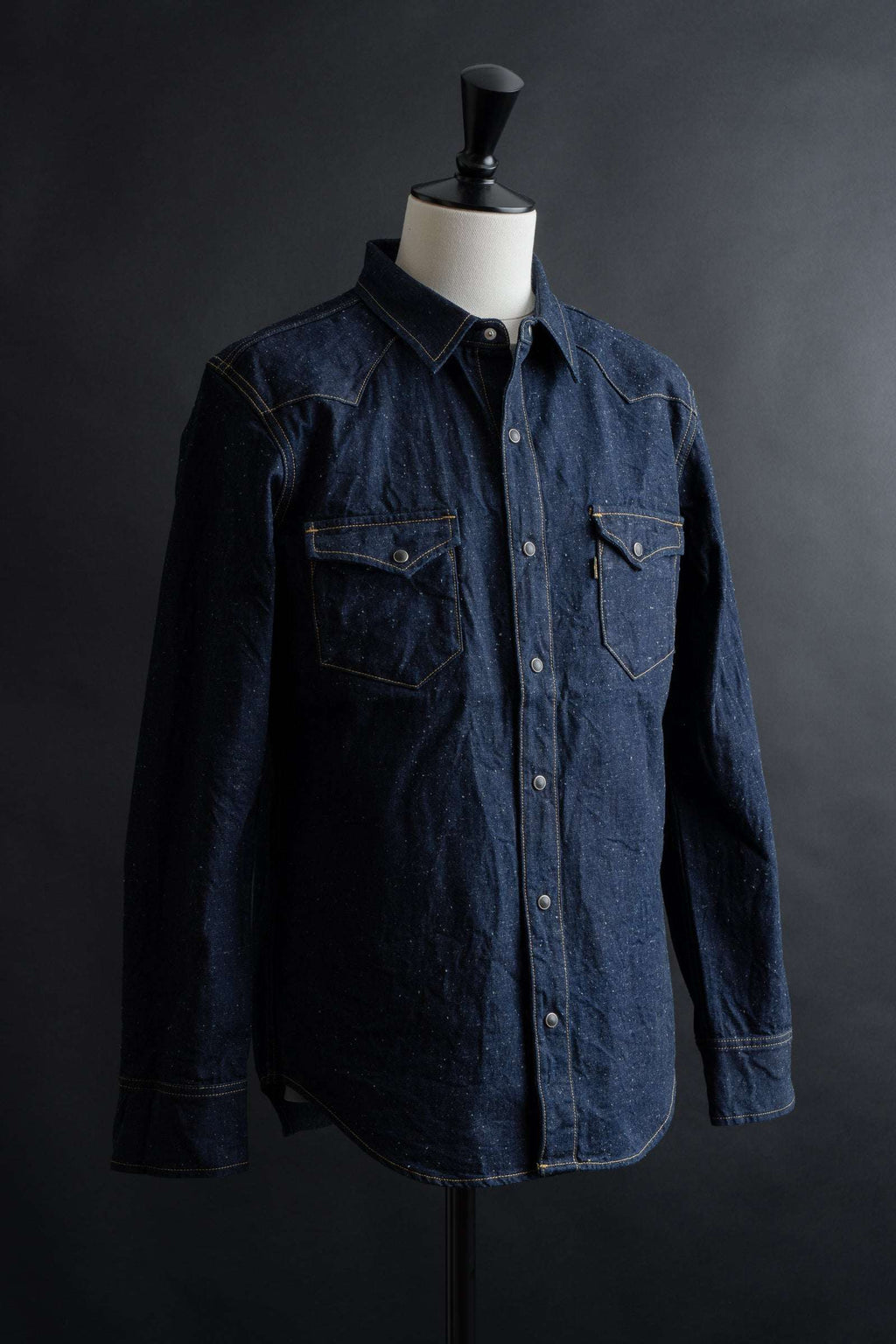 MS004E 10oz SELVEDGE WESTERN SHIRT